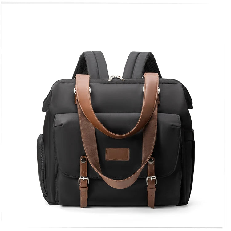 Sac à dos à langer Vintage - Grande capacité