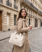 Sac à langer porté épaule Tendrinette · Crème · porté épaule [c:creme]