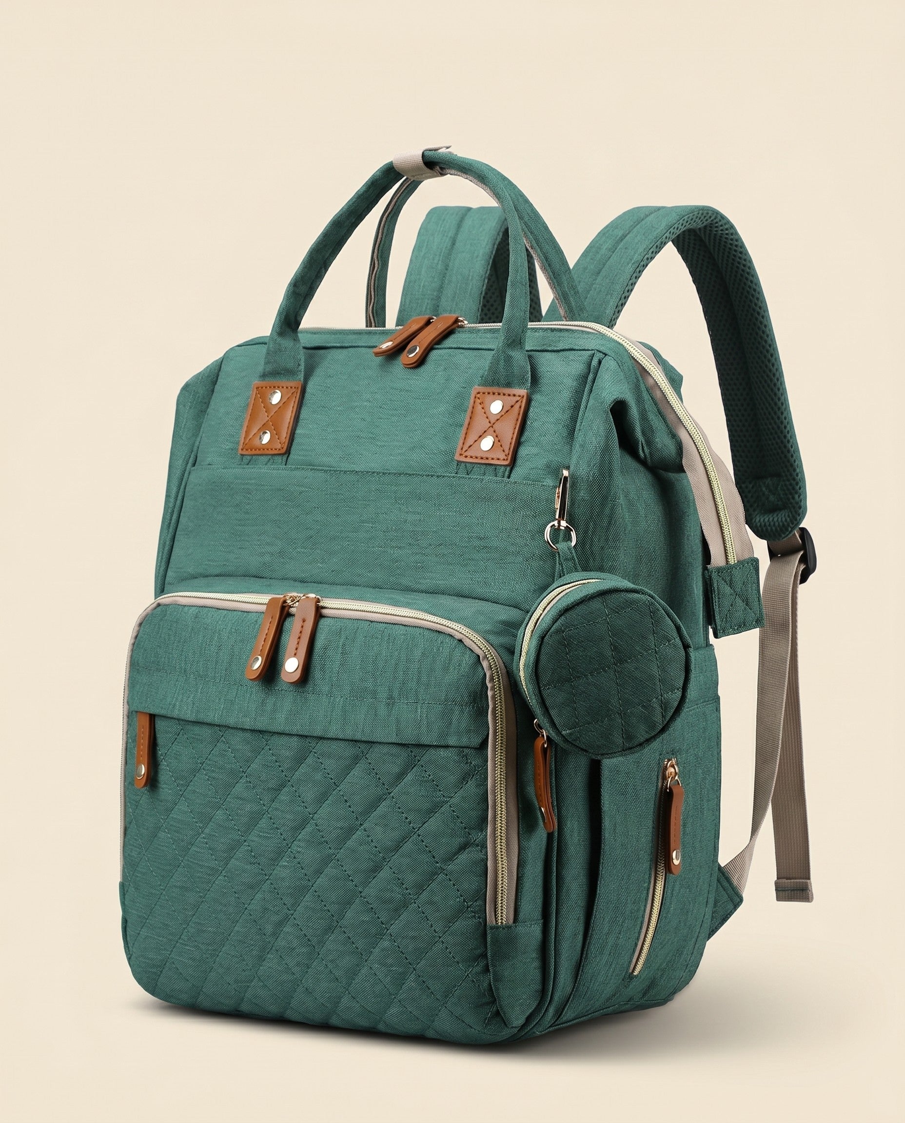 Sac à langer 2-en-1 Tendrinette · Vert · packshot [c:vert]