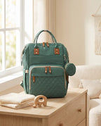 Sac à langer 2-en-1 Tendrinette · Vert · scène nursery [c:vert]