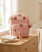 Sac à langer 2-en-1 Tendrinette · Rose · scène nursery [c:rose]