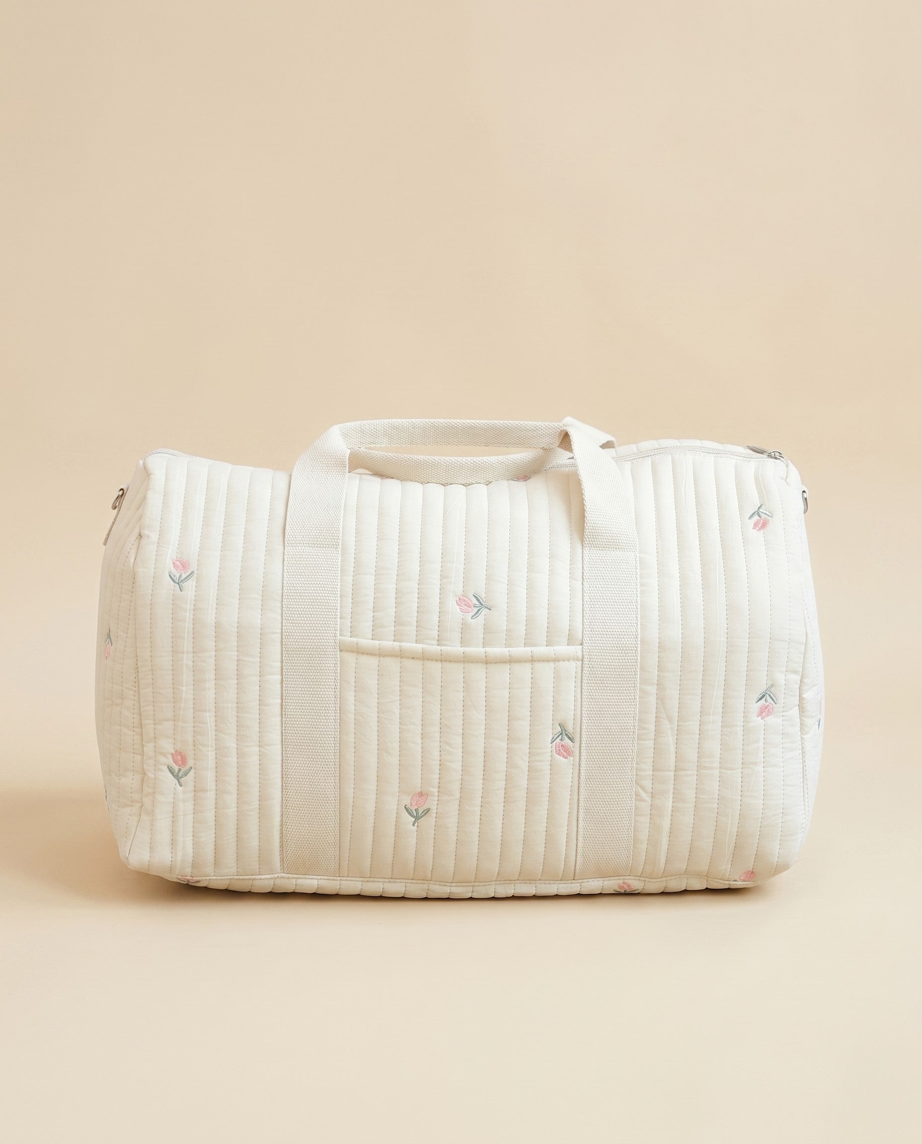 Sac à langer matelassé brodé Tendrinette · Tulipe · packshot