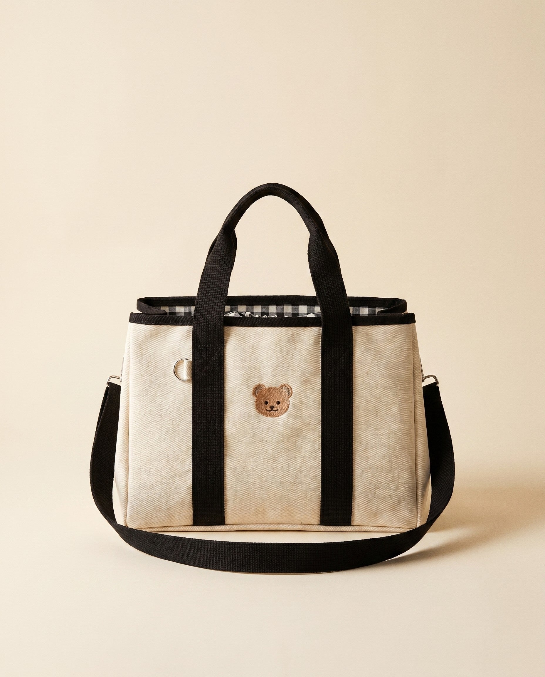 Sac à langer porté épaule Tendrinette · Noir · packshot [c:noir]