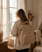 Sac à dos à langer Tendrinette · Kaki · porté [c:kaki]