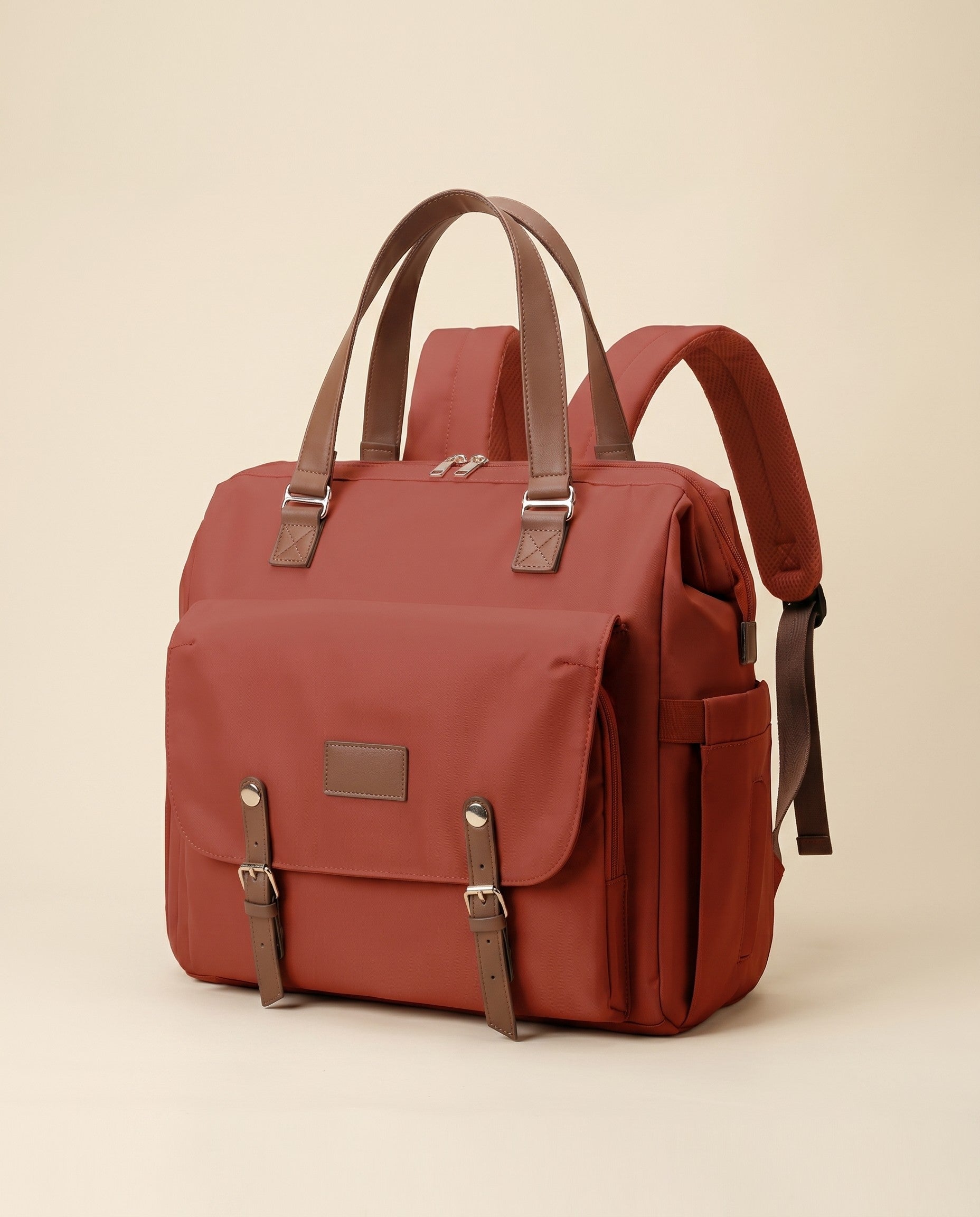 Sac à dos à langer vintage Tendrinette · Bordeaux · packshot [c:bordeaux]