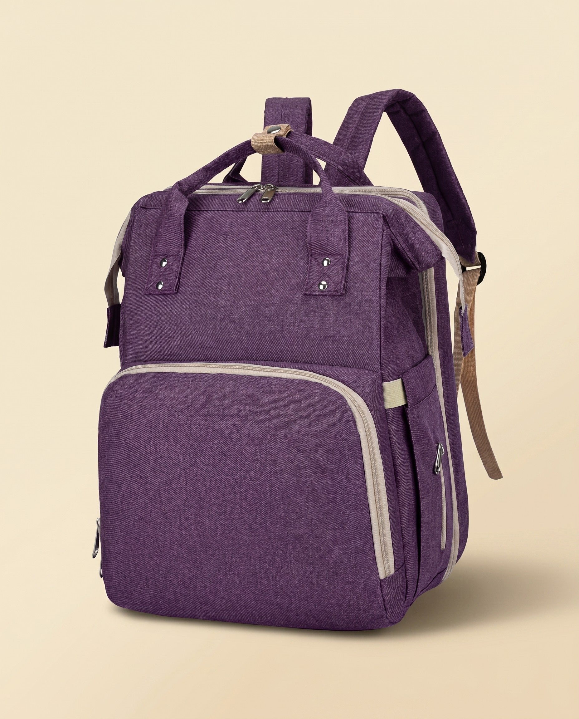 Sac à dos à langer nomade Tendrinette · Violet · packshot [c:violet]