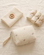 Trousse à langer Tendrinette · Tulipes · scène nursery