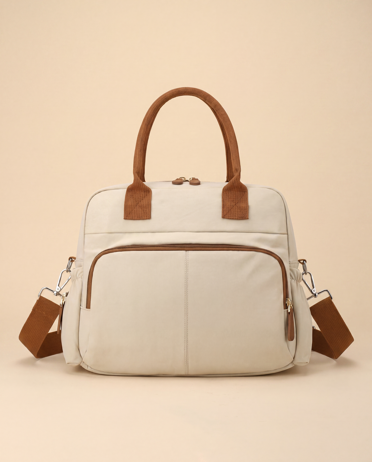 Sac à langer cabas Tendrinette · Beige · packshot