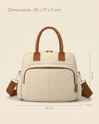 Sac à langer cabas Tendrinette · Beige · dimensions [c:beige]