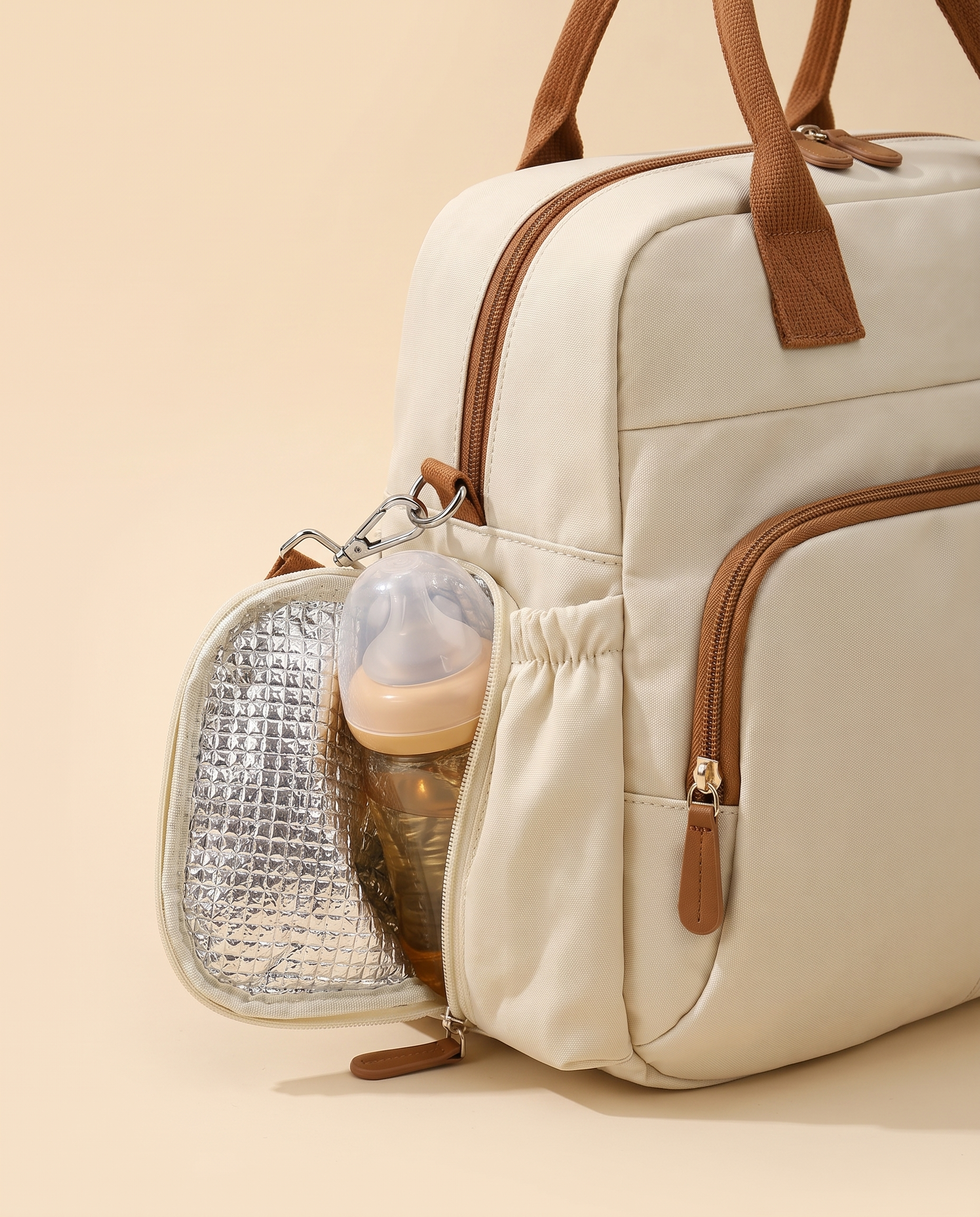 Sac à langer cabas Tendrinette · poche isotherme