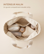 Sac à langer porté épaule Tendrinette · intérieur
