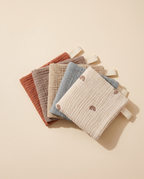 Lot de 5 langes en mousseline de coton Tendrinette · éventail des coloris