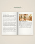 Livret Montessori L'enfant Tendrinette · double page d'un chapitre résumé et illustré