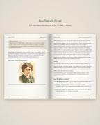 Livret Montessori L'enfant Tendrinette · double page, qui était Maria Montessori et les 10 idées à retenir