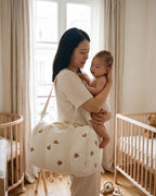 Sac à langer matelassé brodé Tendrinette · Ours · maman et bébé