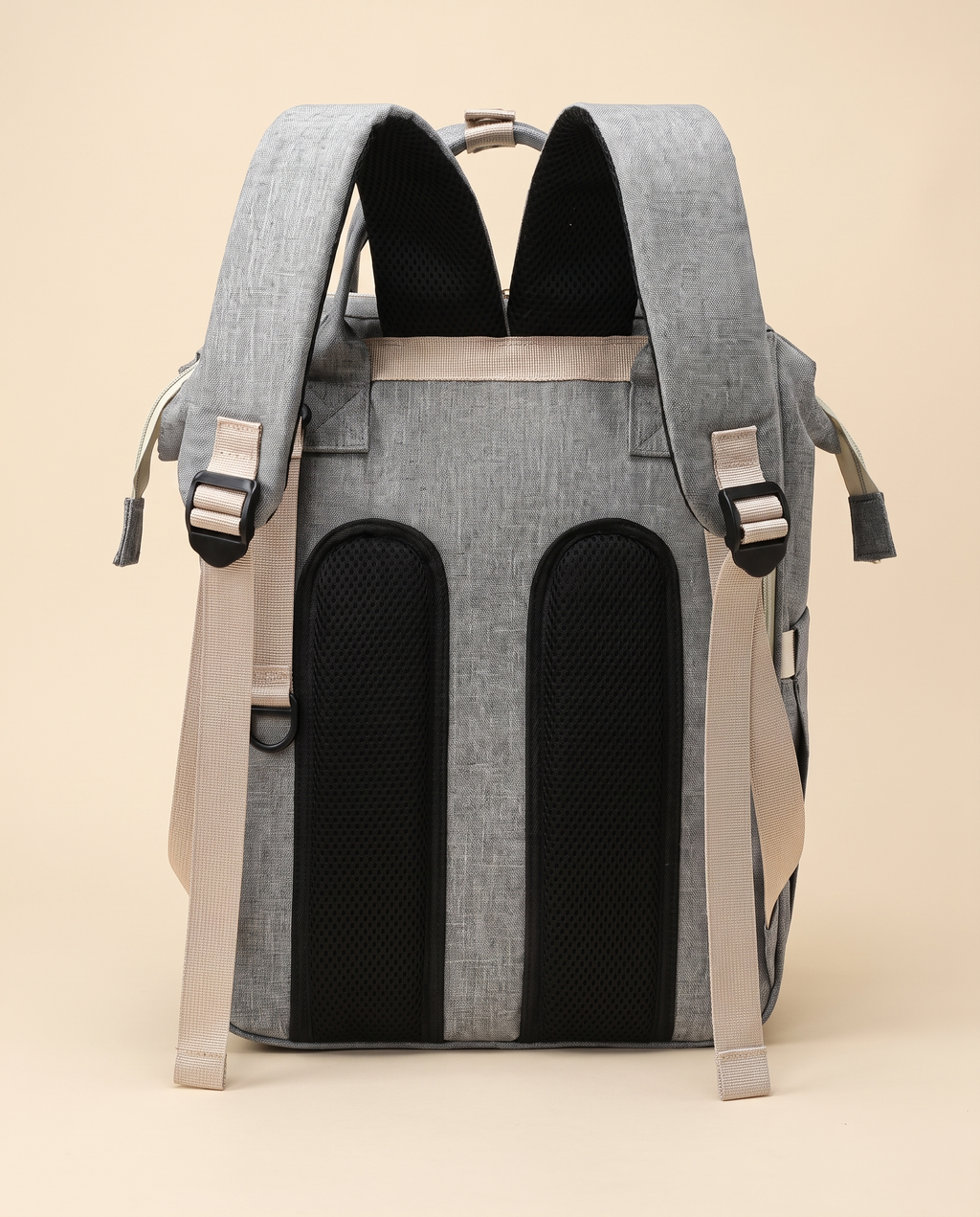 Sac à dos à langer bébé maternité matelassé Tendrinette · dos filet respirant et bretelles matelassées