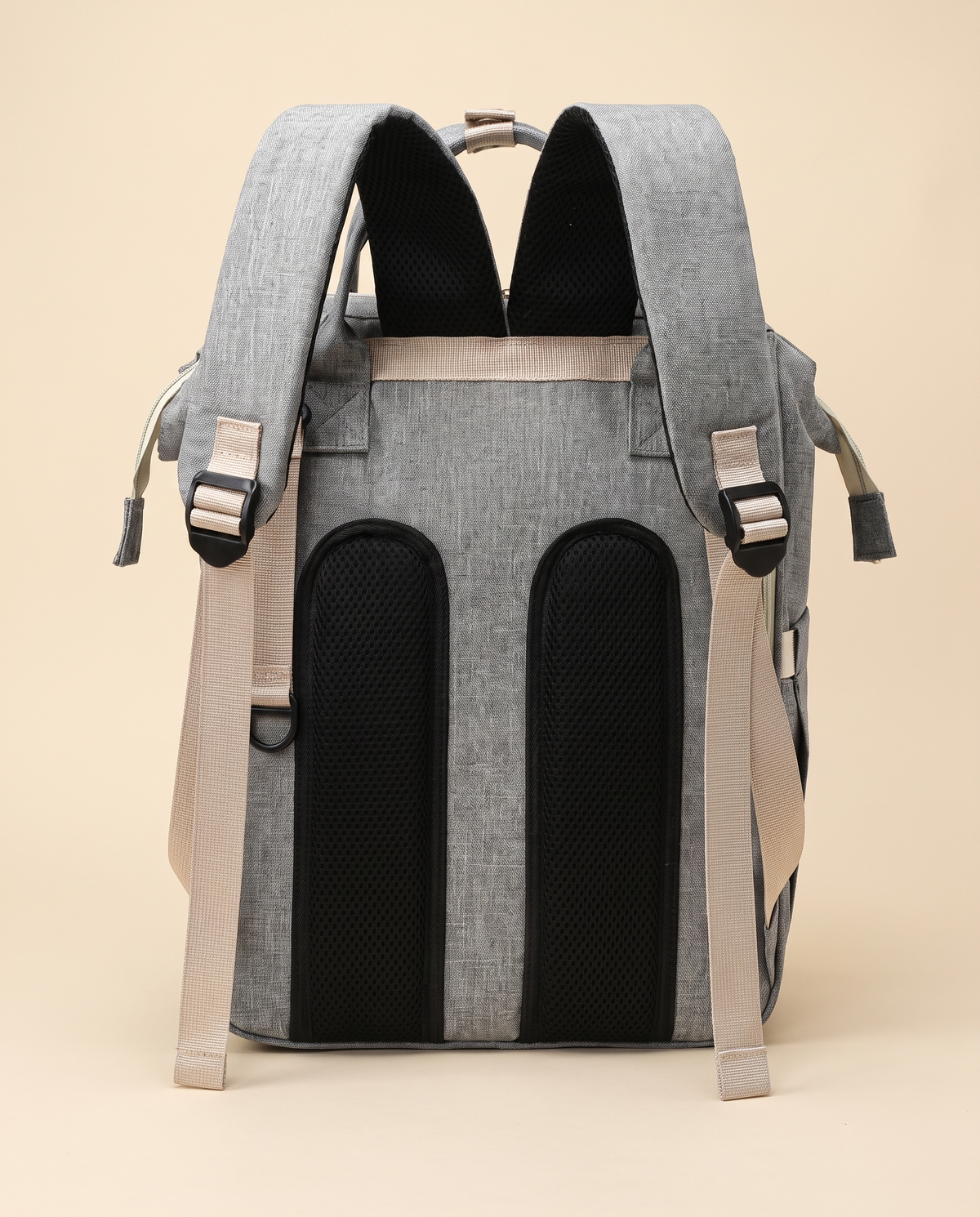 Sac à dos à langer bébé maternité matelassé Tendrinette · dos filet respirant et bretelles matelassées