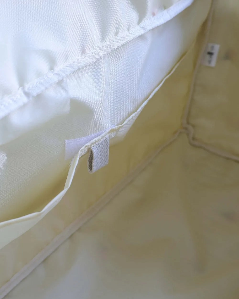 Sac à langer maternité matelassé brodé Tendrinette · intérieur doublé et poche plaquée