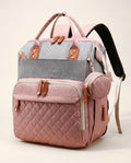 Sac à langer 2-en-1 Tendrinette · Gris rosé · packshot