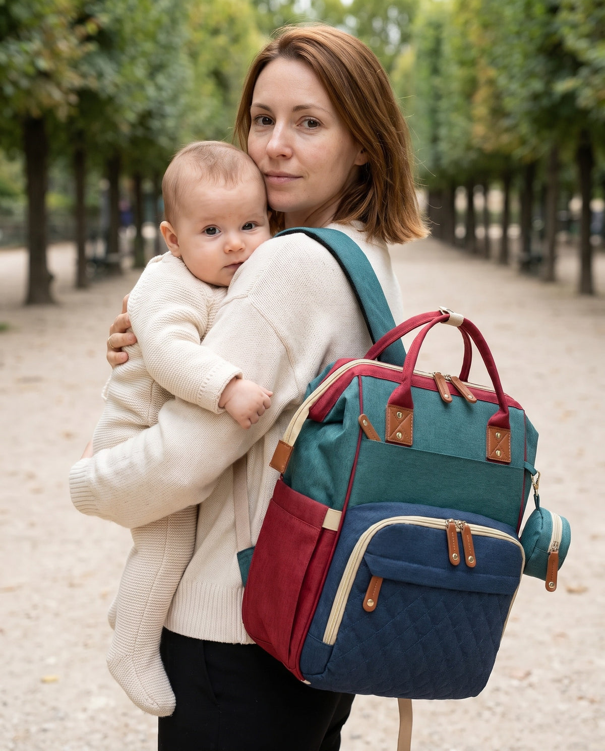 Sac à langer 2-en-1 Tendrinette · Multicolore · maman et bébé