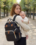Sac à langer 2-en-1 Tendrinette · Noir · maman et bébé