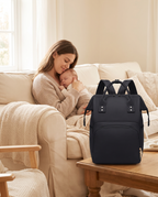 Sac à dos à langer Tendrinette · Noir · maman et bébé