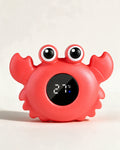Thermomètre de bain bébé flottant Tendrinette · Crabe rouge · packshot