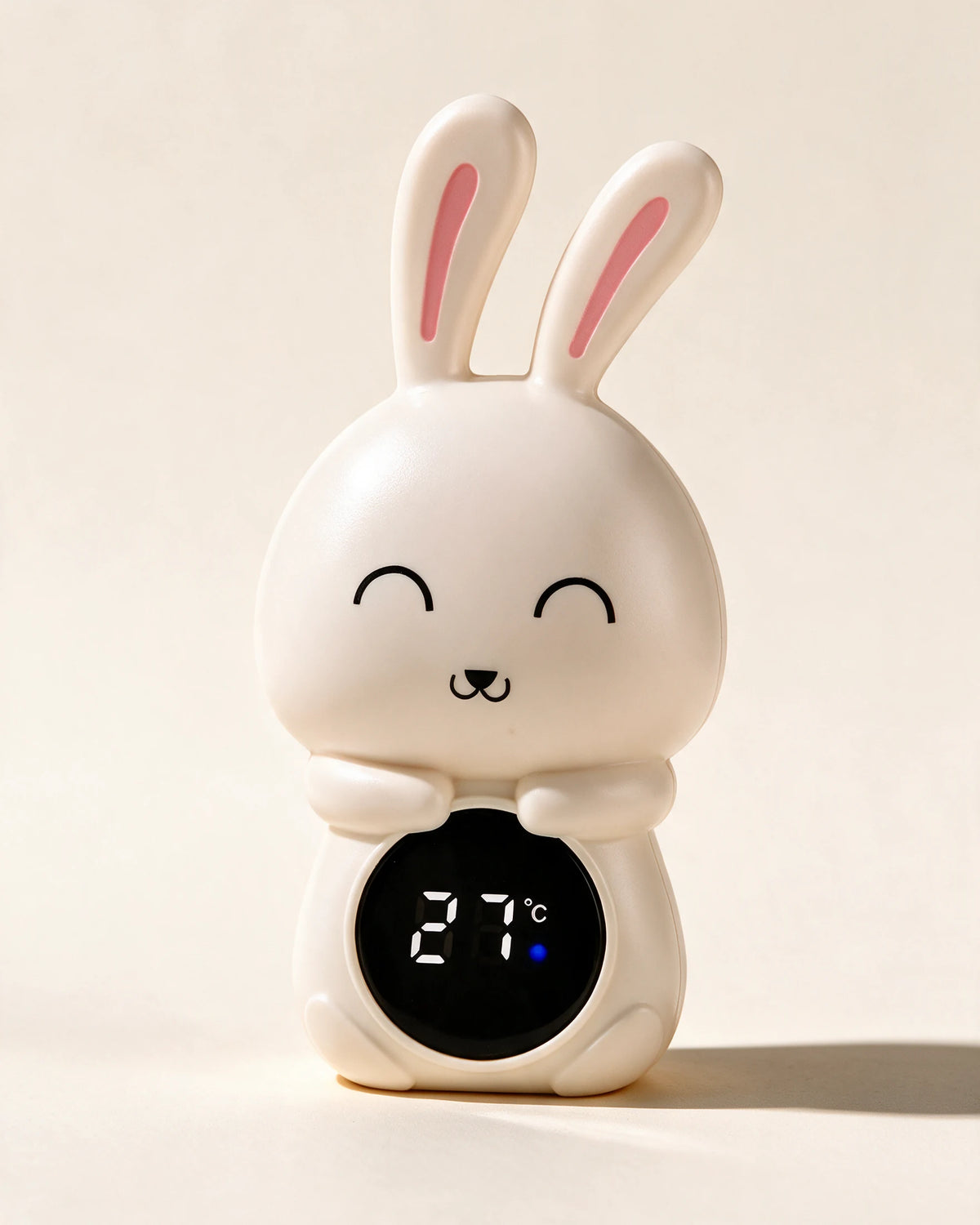 Thermomètre de bain bébé flottant Tendrinette · Lapin blanc · packshot