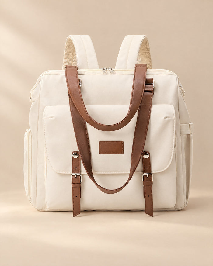 Sac à dos à langer Vintage - Grande capacité